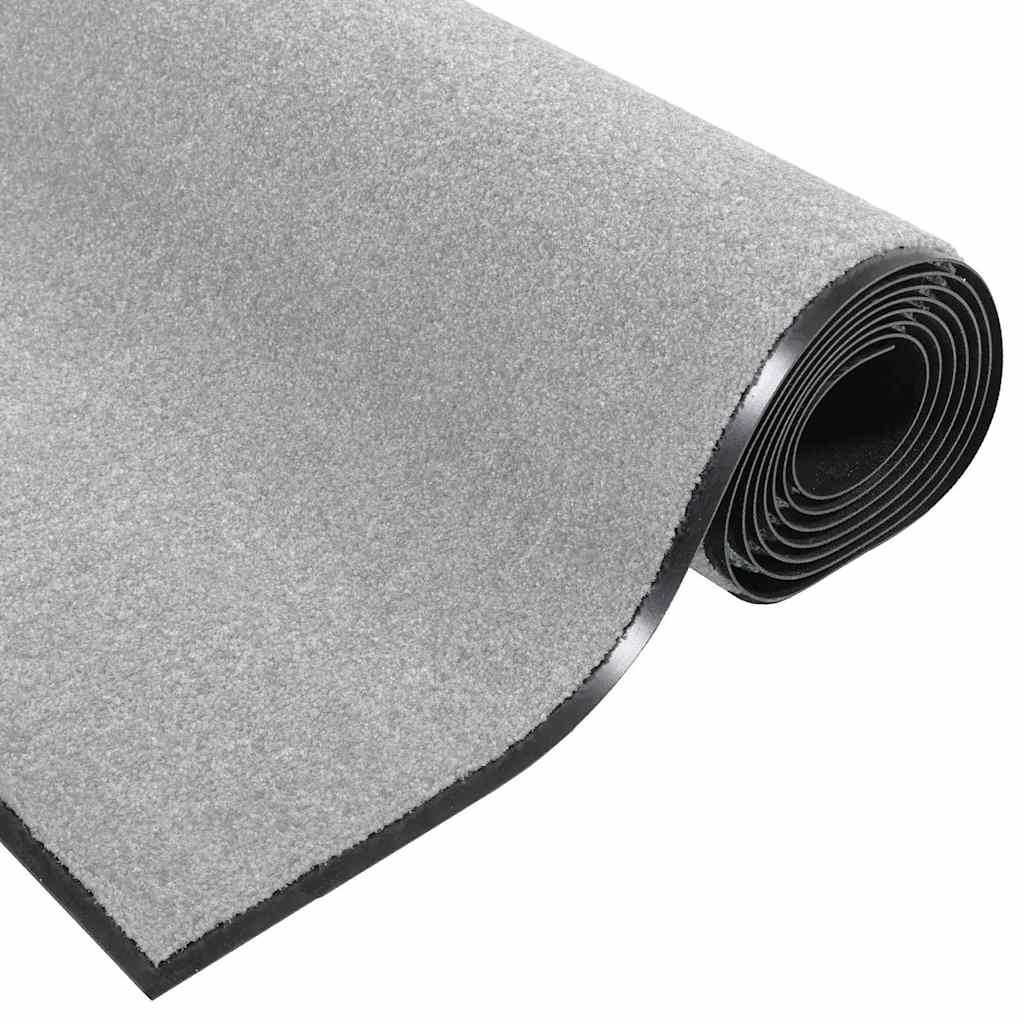 Tappetino Grigio e Nero 120 x 250 cm 100% Poliammide