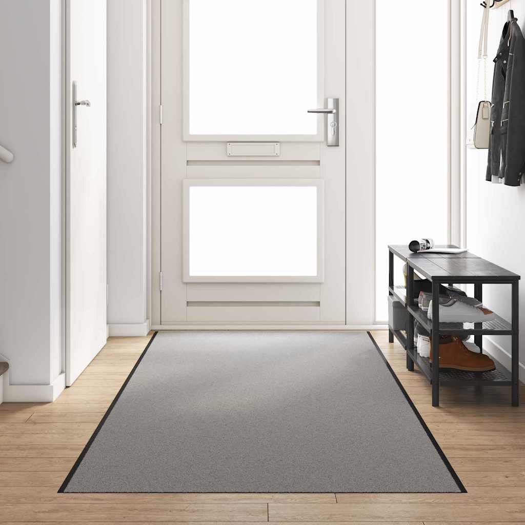 Tappetino Grigio e Nero 120 x 350 cm 100% Poliammide