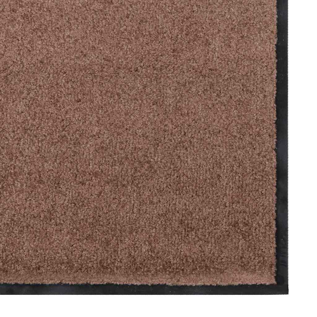 Tappetino Marrone e Nero 60 x 180 cm 100% Poliammide