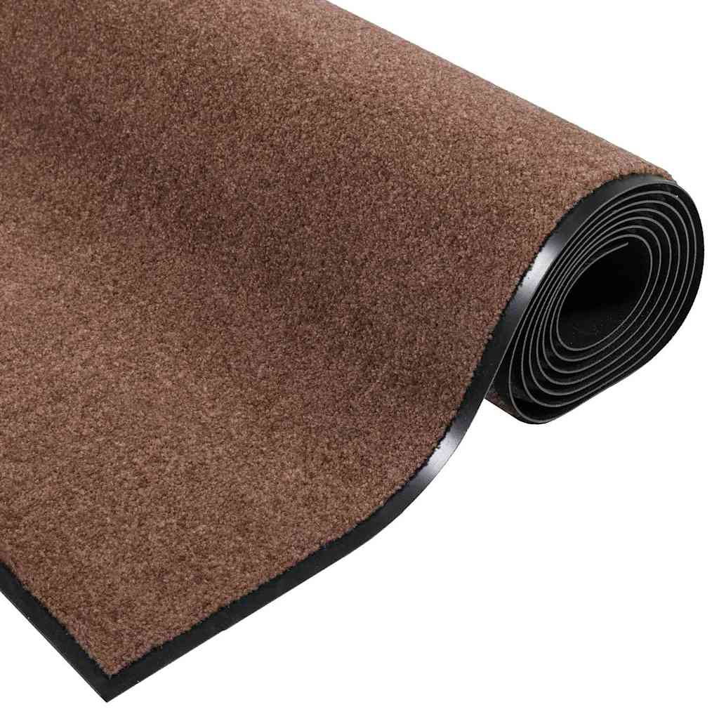 Tappetino Marrone e Nero 60 x 180 cm 100% Poliammide