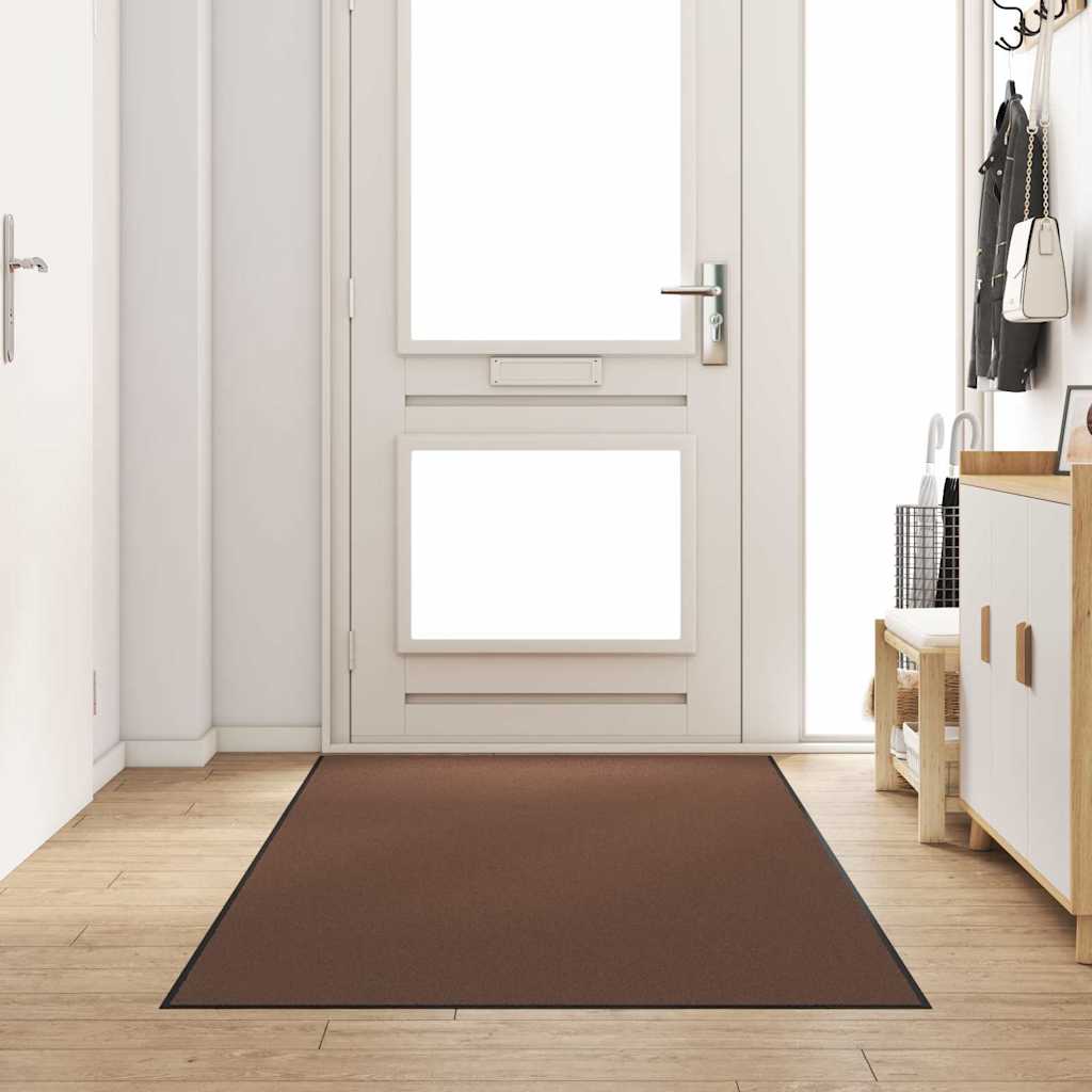 Tappetino Marrone e Nero 120 x 300 cm 100% Poliammide