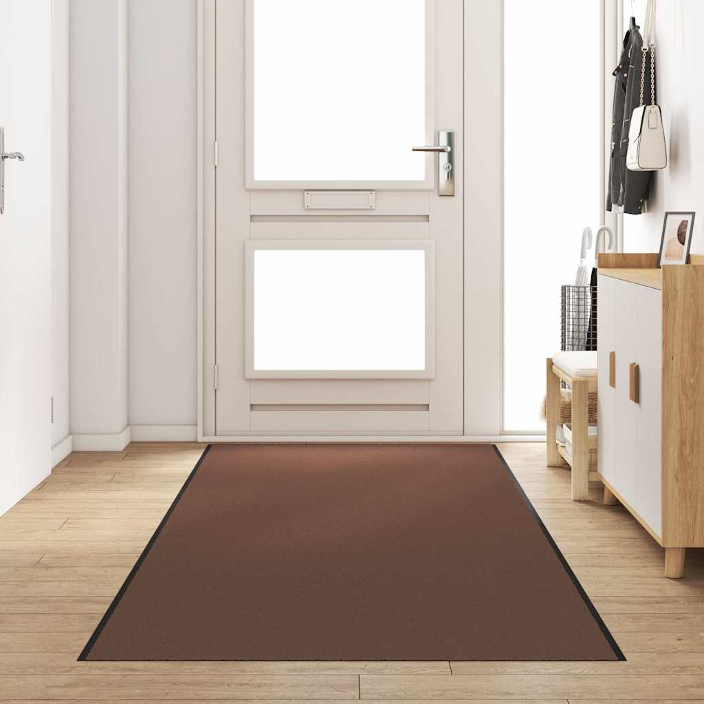 Tappetino Marrone e Nero 120 x 400 cm 100% Poliammide