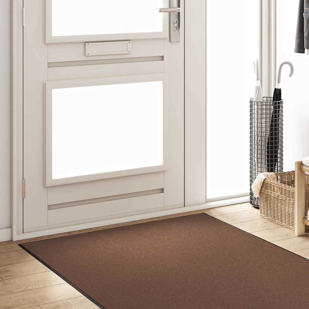 Tappetino Marrone e Nero 120 x 400 cm 100% Poliammide