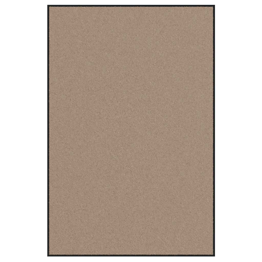 Tappetino Beige e Nero 120 x 180 cm 100% Poliammide