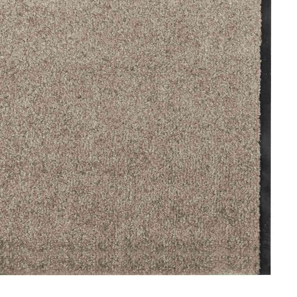 Tappetino Beige e Nero 120 x 350 cm 100% Poliammide