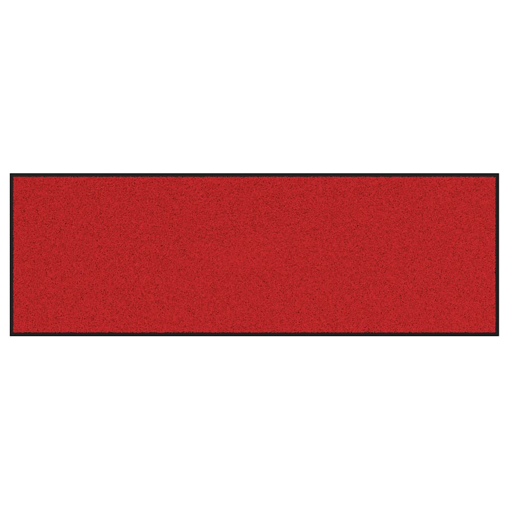 Tappetino Rosso e Nero 60 x 180 cm 100% Poliammide