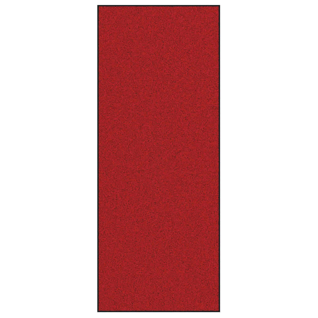 Tappetino Rosso e Nero 120 x 300 cm 100% Poliammide