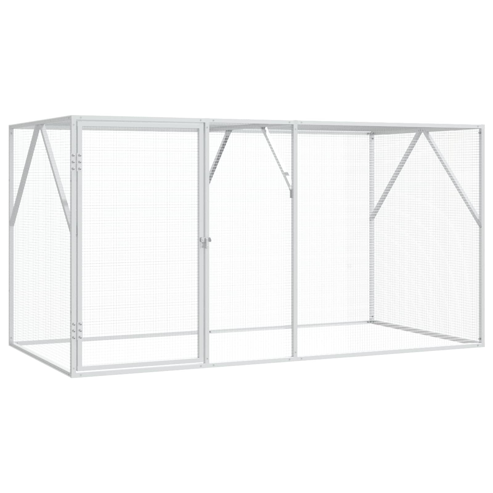 Gabbia per uccelli Argento 208 x 102 x 108 cm