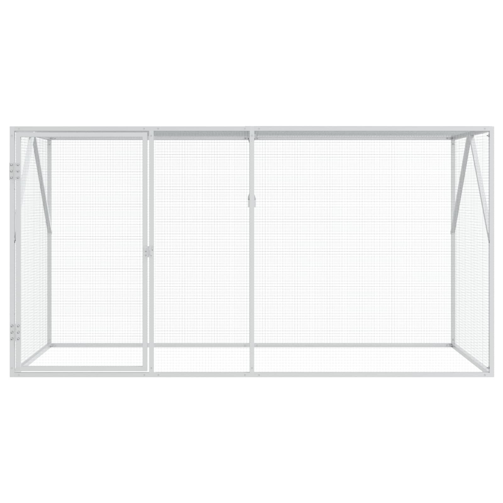 Gabbia per uccelli Argento 208 x 102 x 108 cm