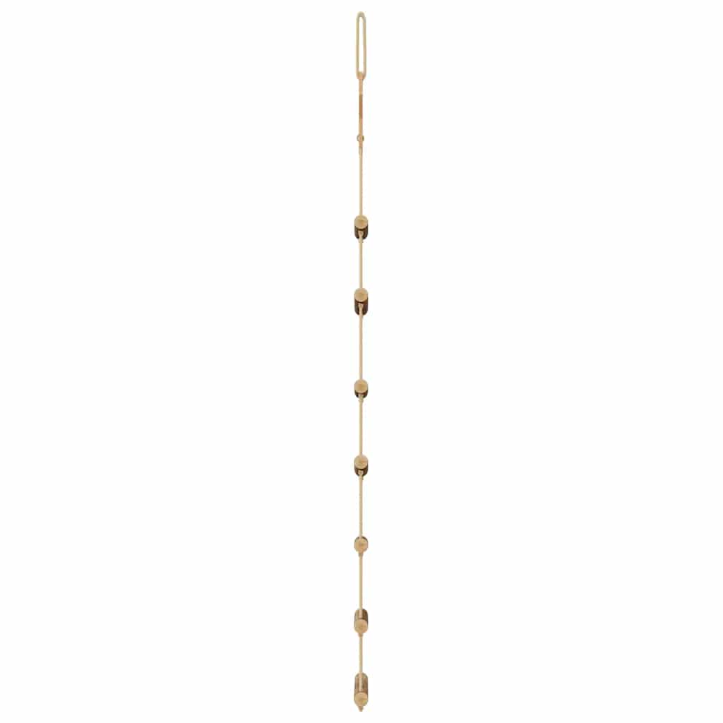 Alberi di Natale sospesi con stelle in alto 2 pz 42x90 cm Ramo naturale
