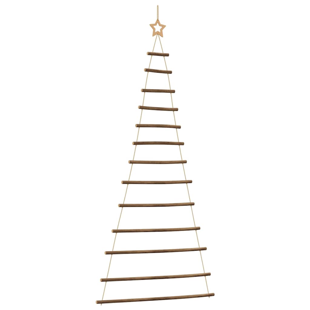 Albero di Natale sospeso con stella superiore 86x180 cm Ramo naturale