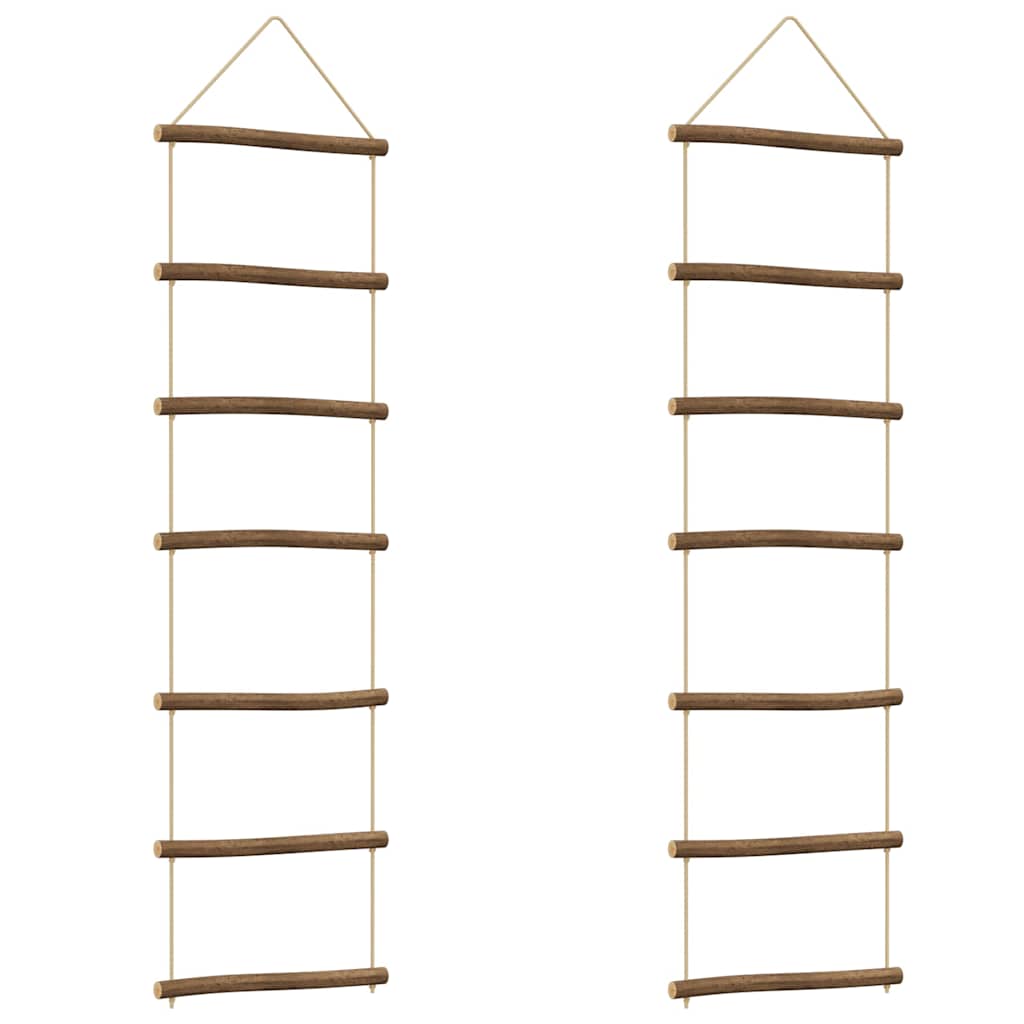 Decorazioni Parete a Forma di Scala 2 pz 30x100cm Ramo Naturale