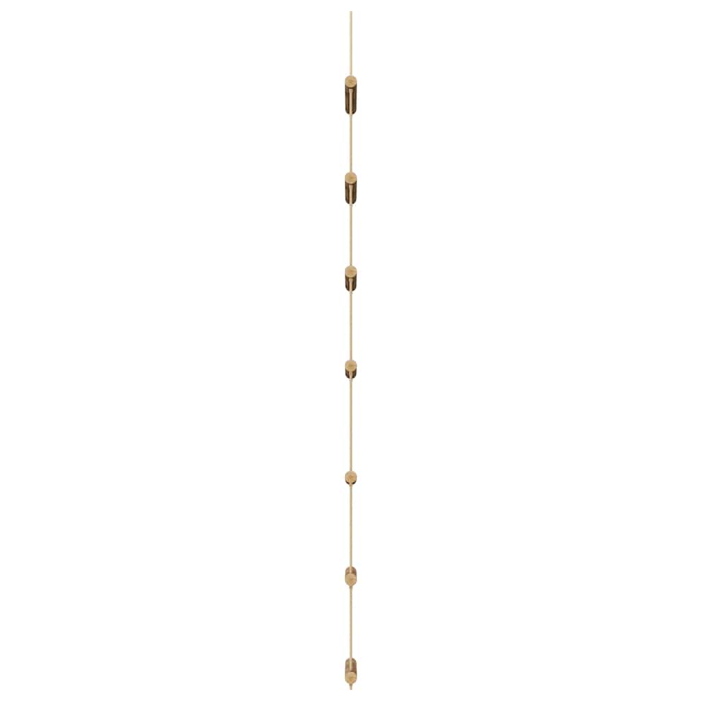 Decorazioni Parete a Forma di Scala 2 pz 30x100cm Ramo Naturale