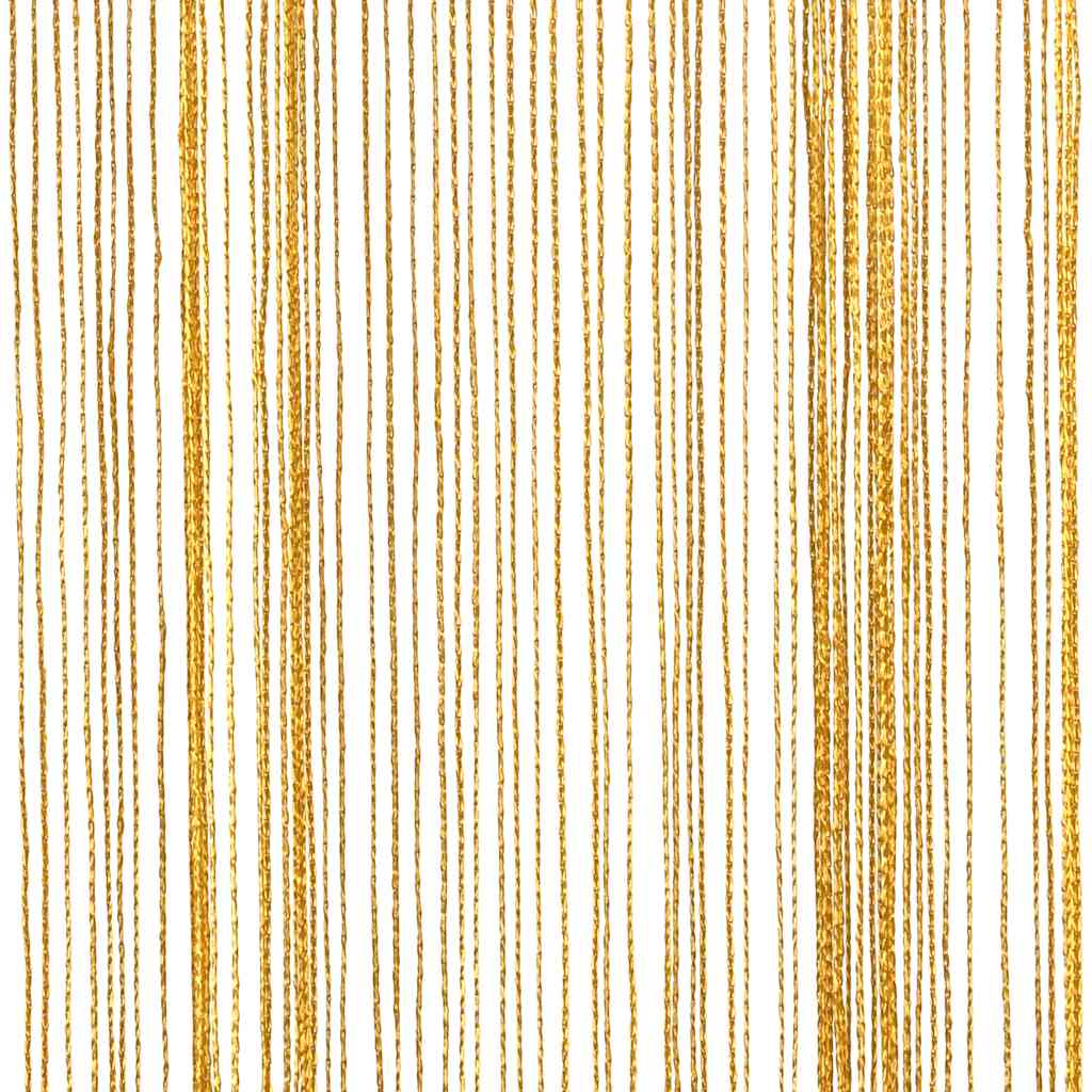 Tende a Filo 2 pz Oro 100x250 cm