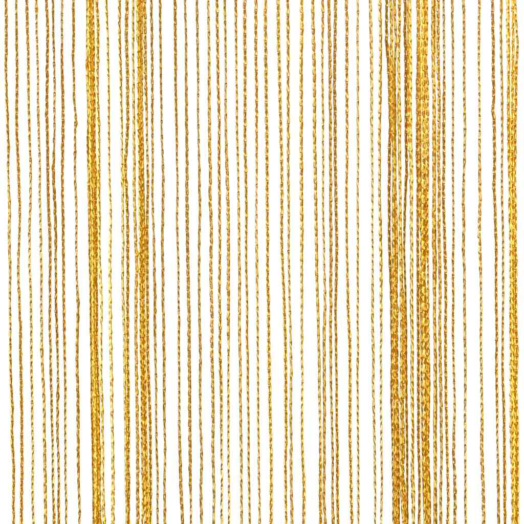 Tende a Filo 2 pz Oro 140x250 cm