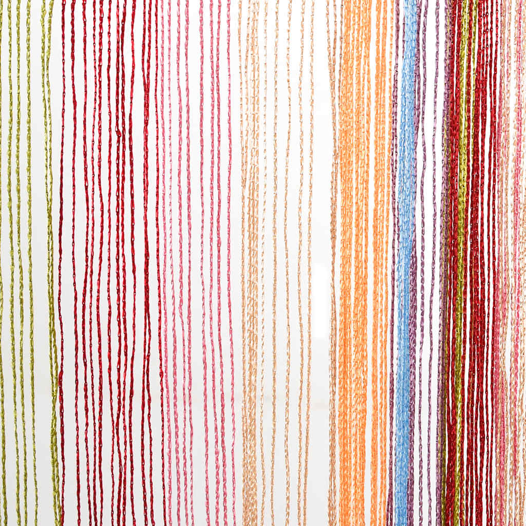 Tende a Filo 2 pz Multicolore 100x250 cm