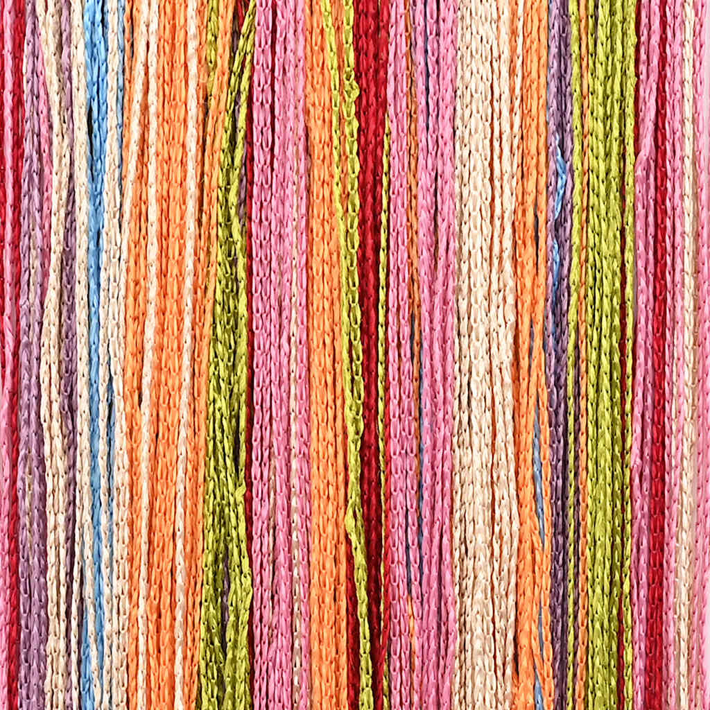 Tende a Filo 2 pz Multicolore 100x250 cm