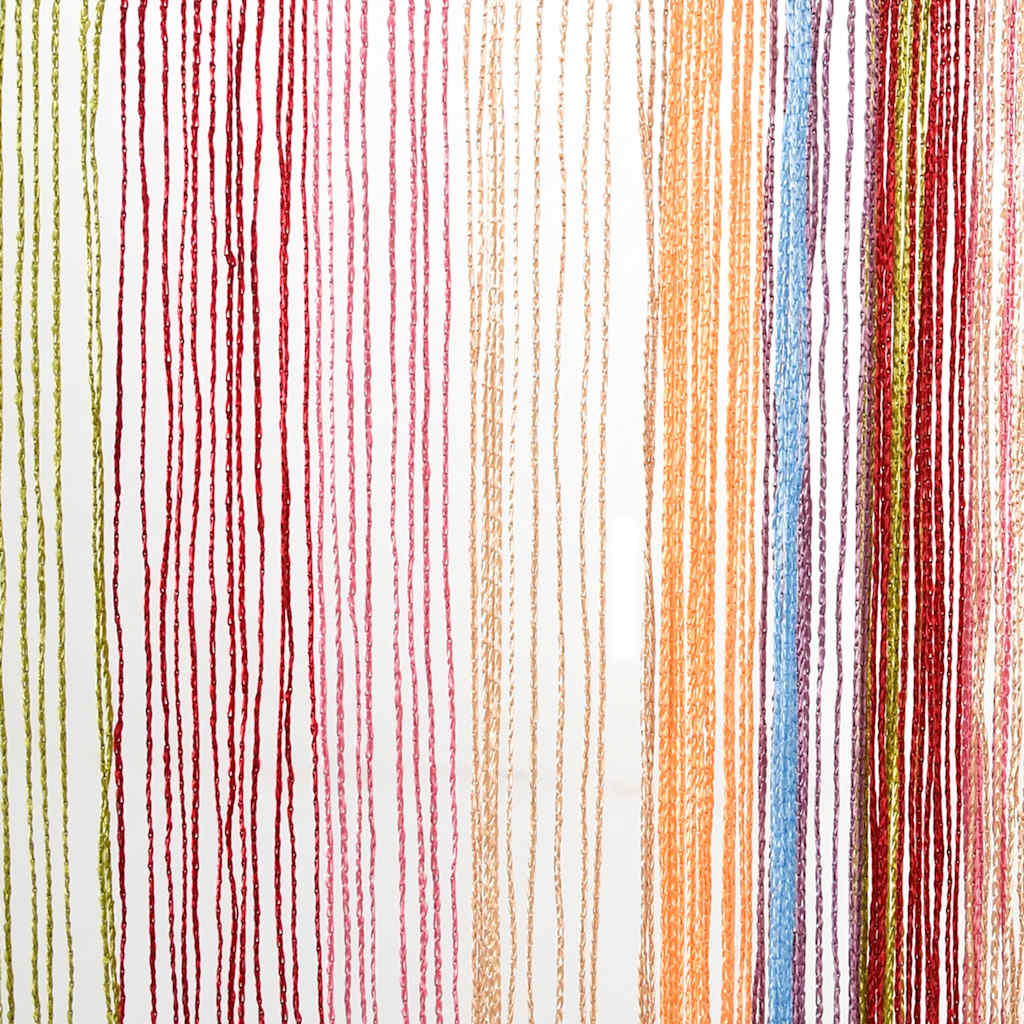 Tende a Filo 2 pz Multicolore 140x250 cm