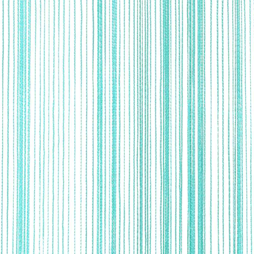 Tende a Filo 2 pz Turchese 100x250 cm