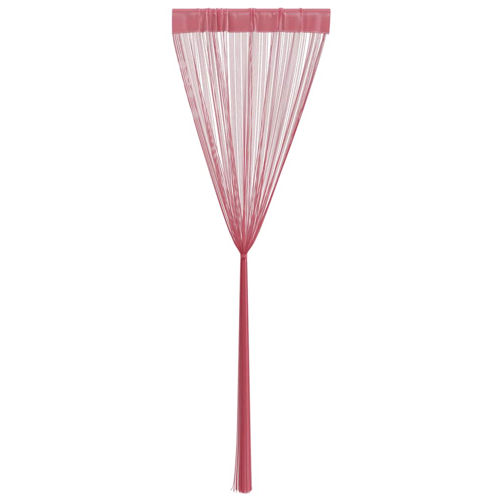 Tende a Filo 2 pz Rosa 140x250 cm