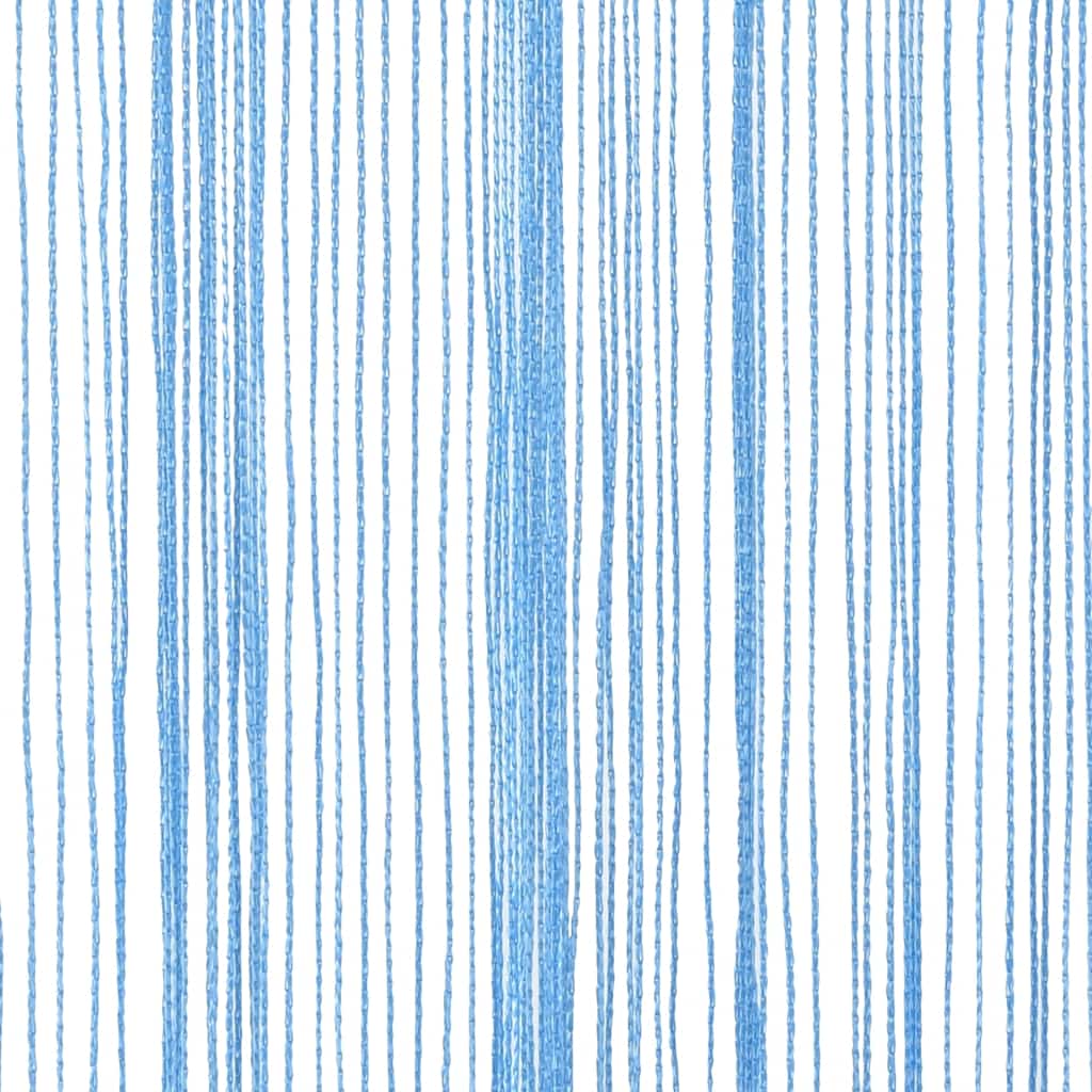 Tende a Filo 2 pz Azzurro 100x250 cm