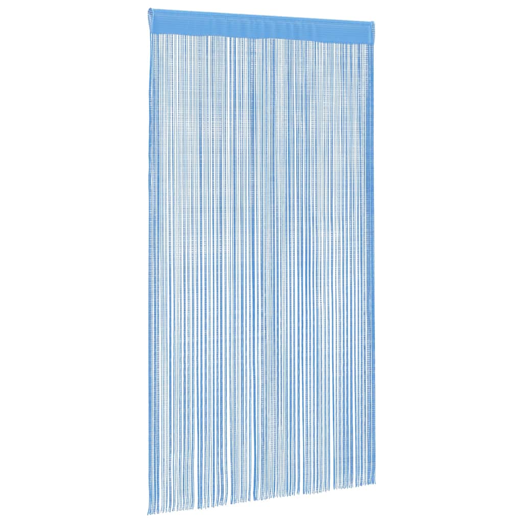 Tende a Filo 2 pz Azzurro 140x250 cm