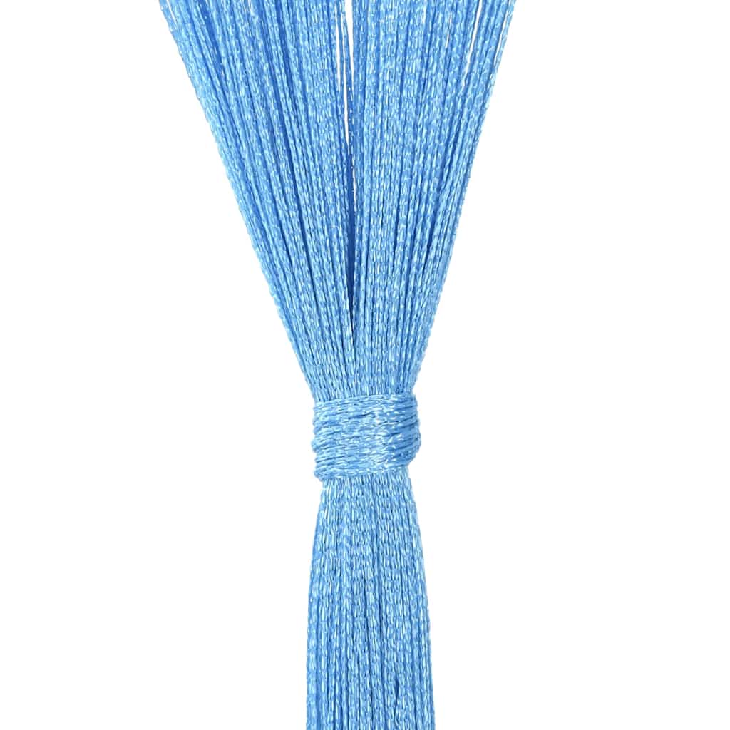 Tende a Filo 2 pz Azzurro 140x250 cm
