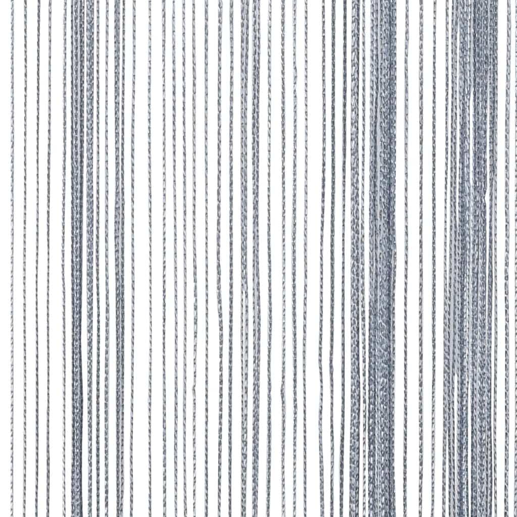 Tende a Filo 2 pz Grigio Chiaro 100x250 cm