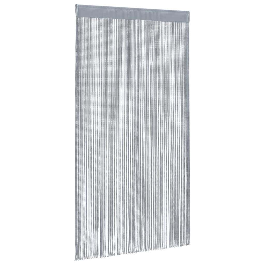Tende a Filo 2 pz Grigio Chiaro 140x250 cm