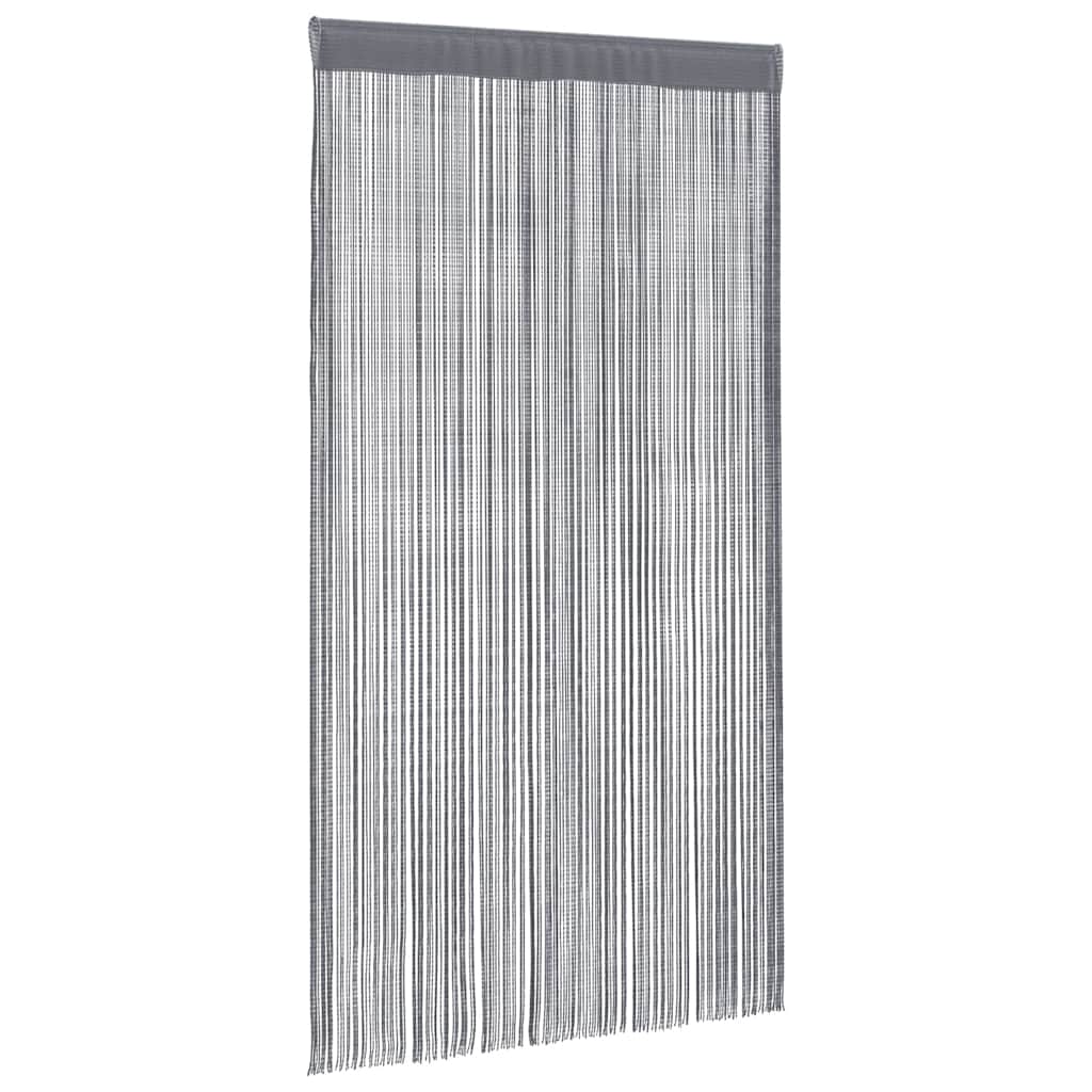Tende a fili 2 pz Antracite 140x250 cm