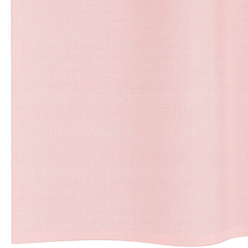 Tende in Voile con Occhielli 2 pz Rosa Chiaro 140x245 cm