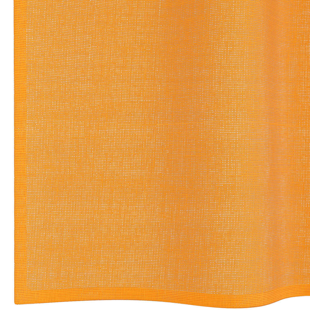 Tende in Voile con Occhielli 2 pz Arancio 140x260 cm