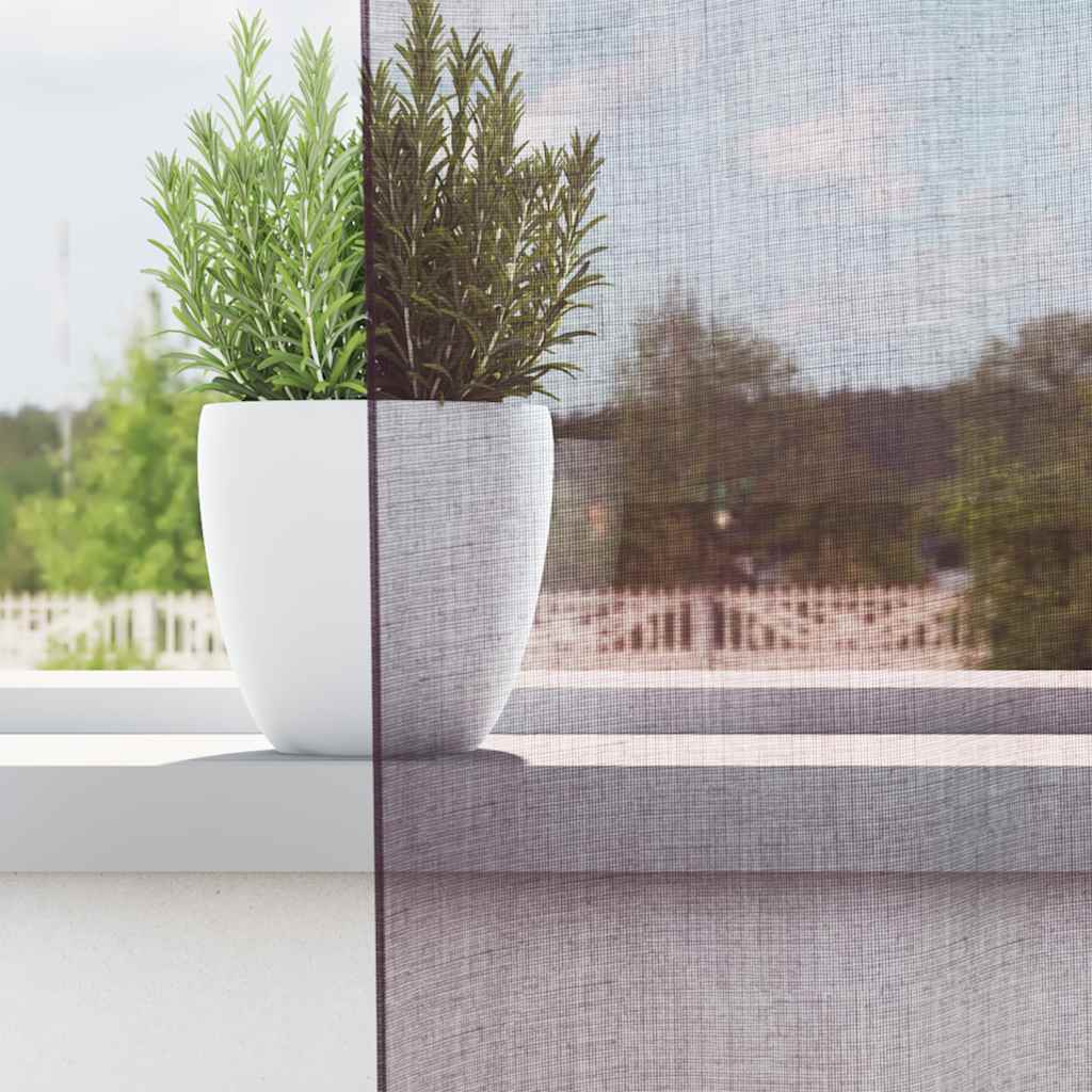 Tende in Voile con Occhielli 2 pz Viola 140x175 cm