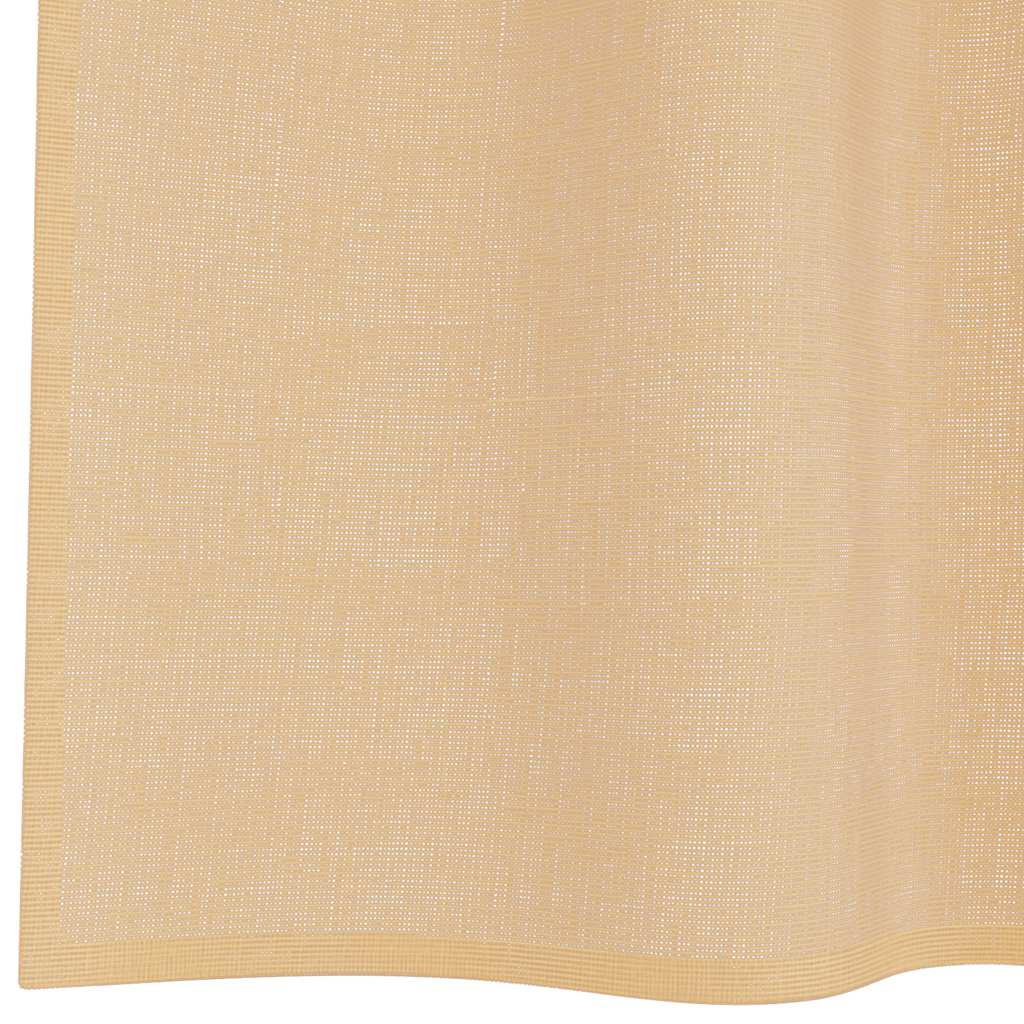 Tende in Voile con Occhielli 2 pz Sabbia