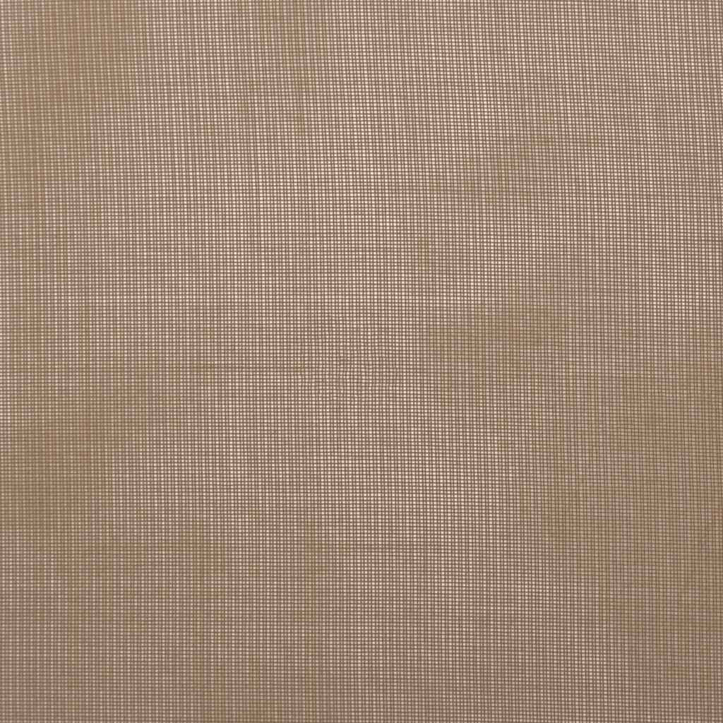Tende in Voile con Occhielli 2 pz Marrone Chiaro