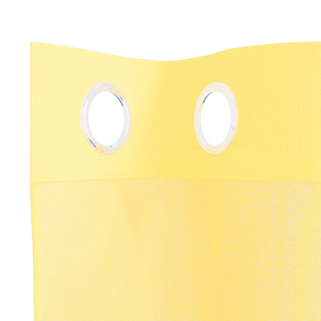 Tende in Voile con Occhielli 2 pz Giallo