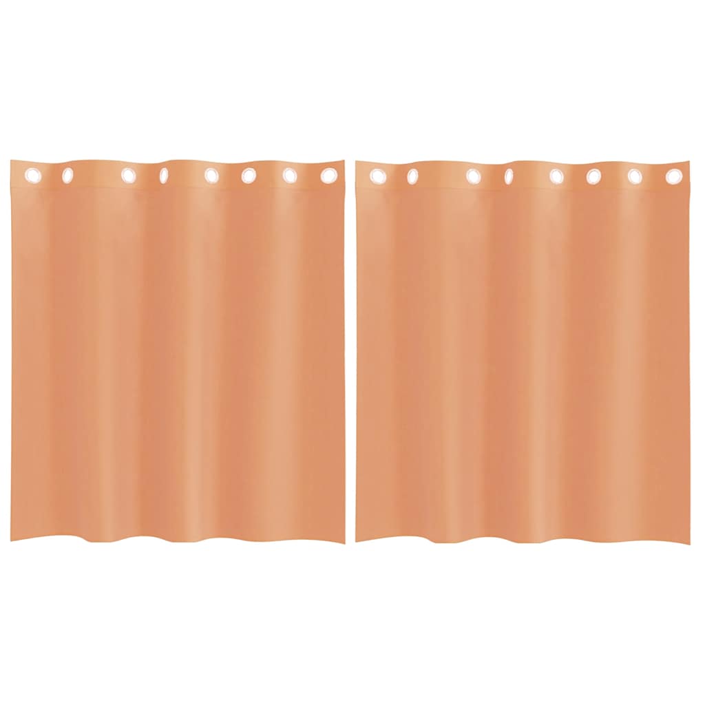 Tende in Voile con Occhielli 2 pz Terracotta
