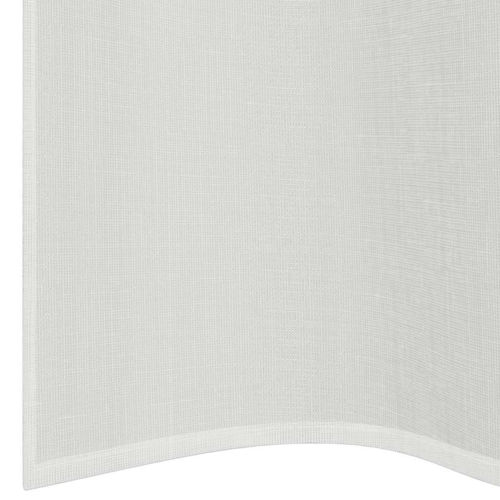 Tende in Voile con Occhielli 2 pz Bianco