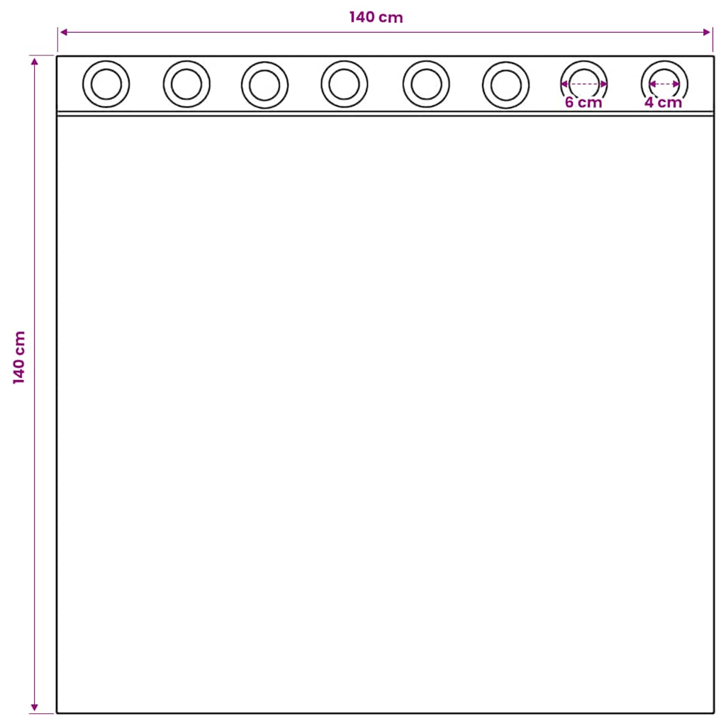 Tende in Voile con Occhielli 2 pz Bianco