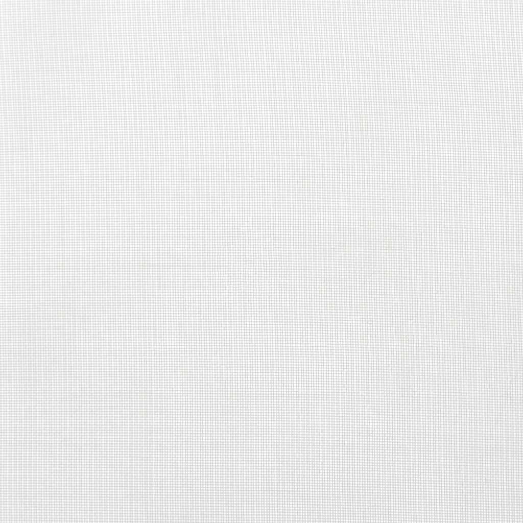 Tende in Voile con Occhielli 2 pz Bianco