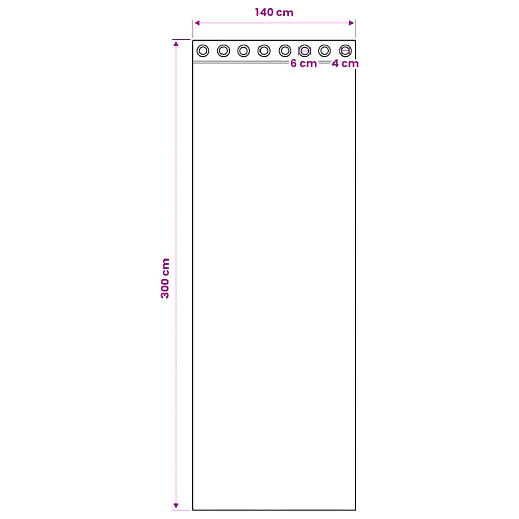 Tende in Voile con Occhielli 2 pz Bianco