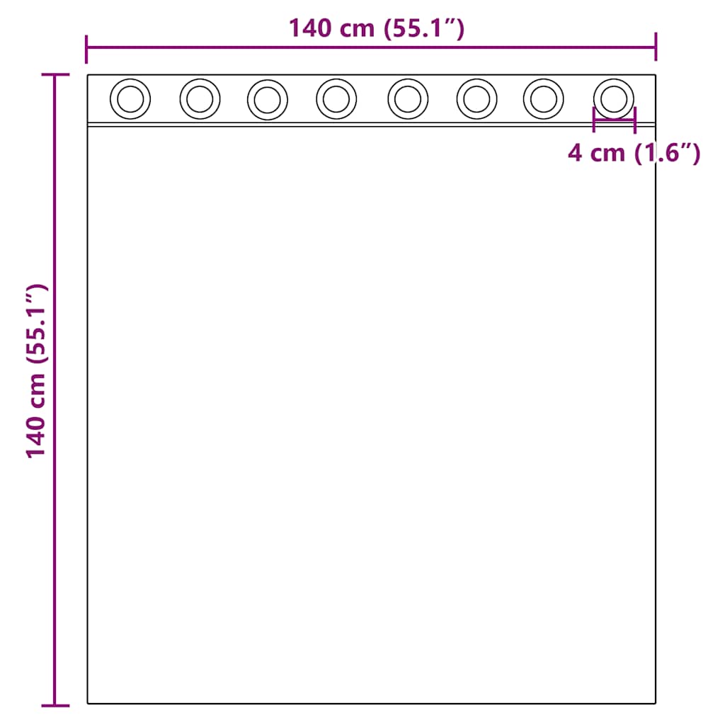 Tende in Voile con Occhielli 2 pz Rosso Vino