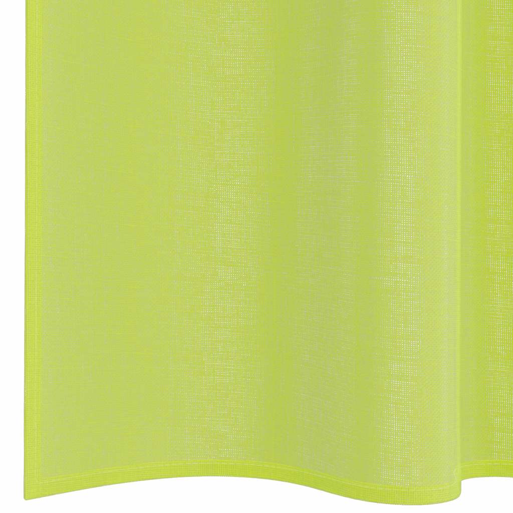 Tende in Voile con Tasche per Aste 2 pz Verde Mela