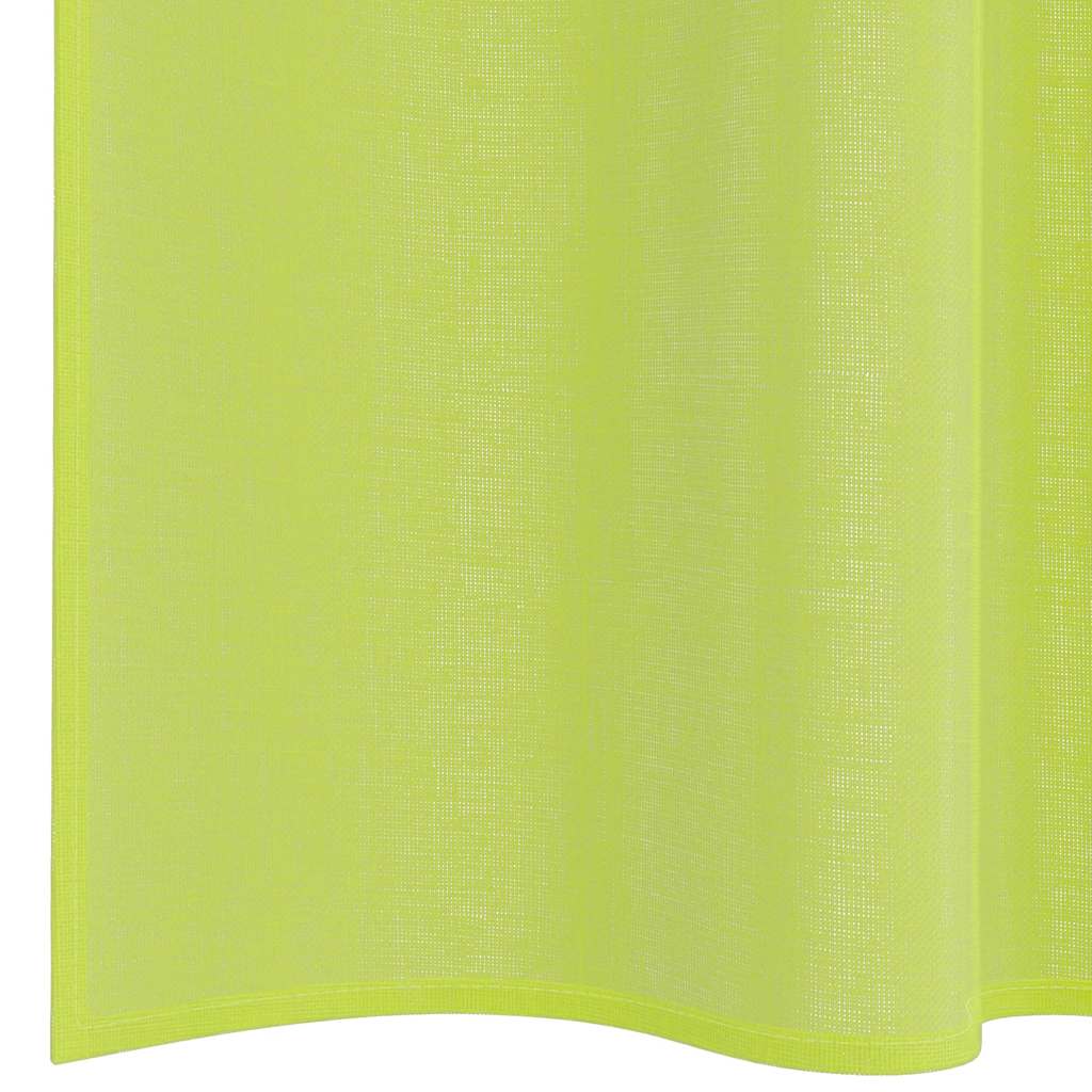 Tende in Voile con Tasche per Aste 2 pz Verde Mela