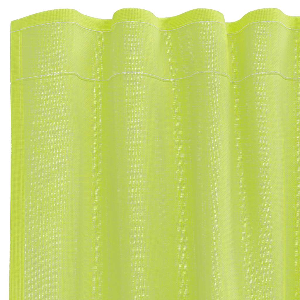 Tende in Voile con Tasche per Aste 2 pz Verde Mela