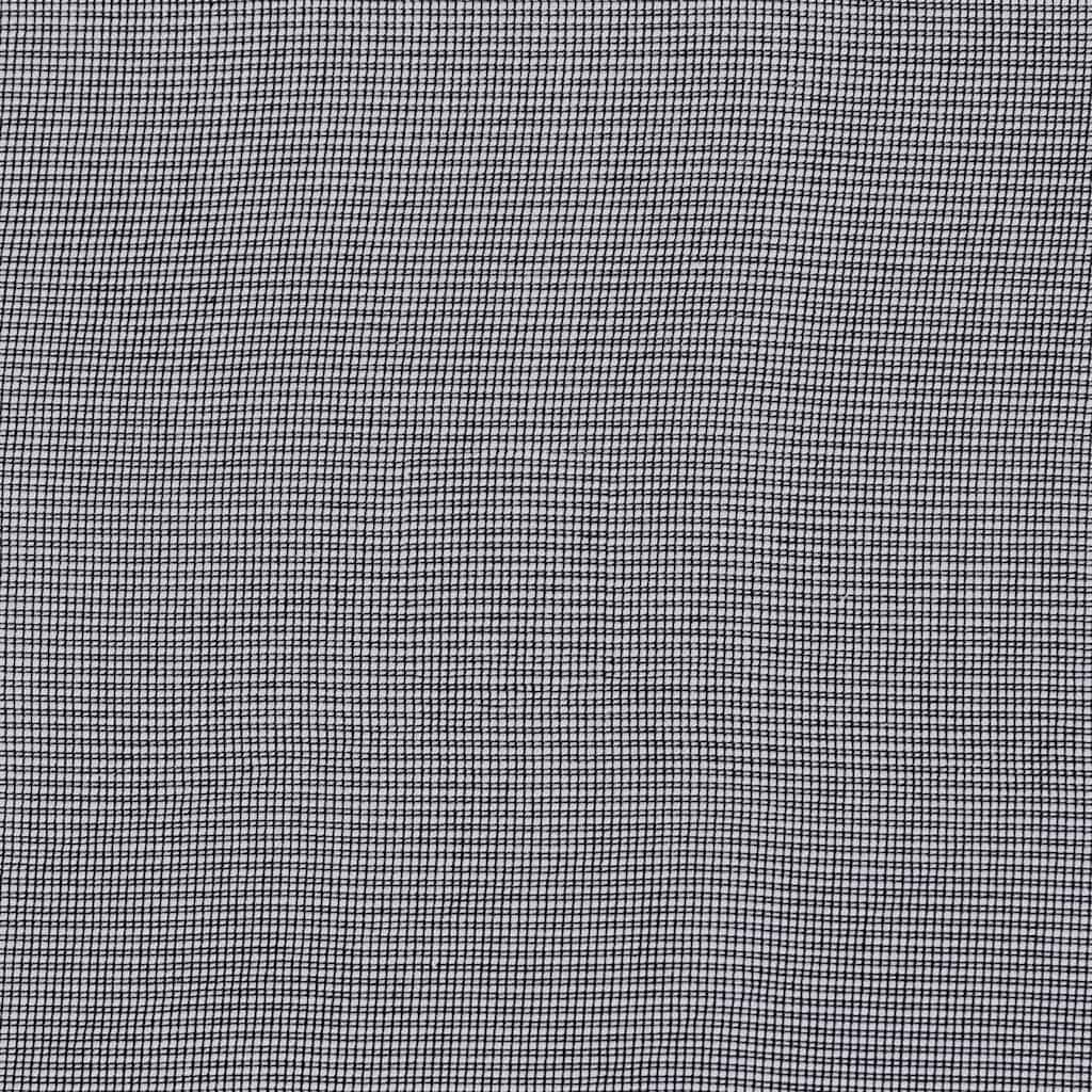 Tende in Voile con Tasche per Aste 2 pz Nero