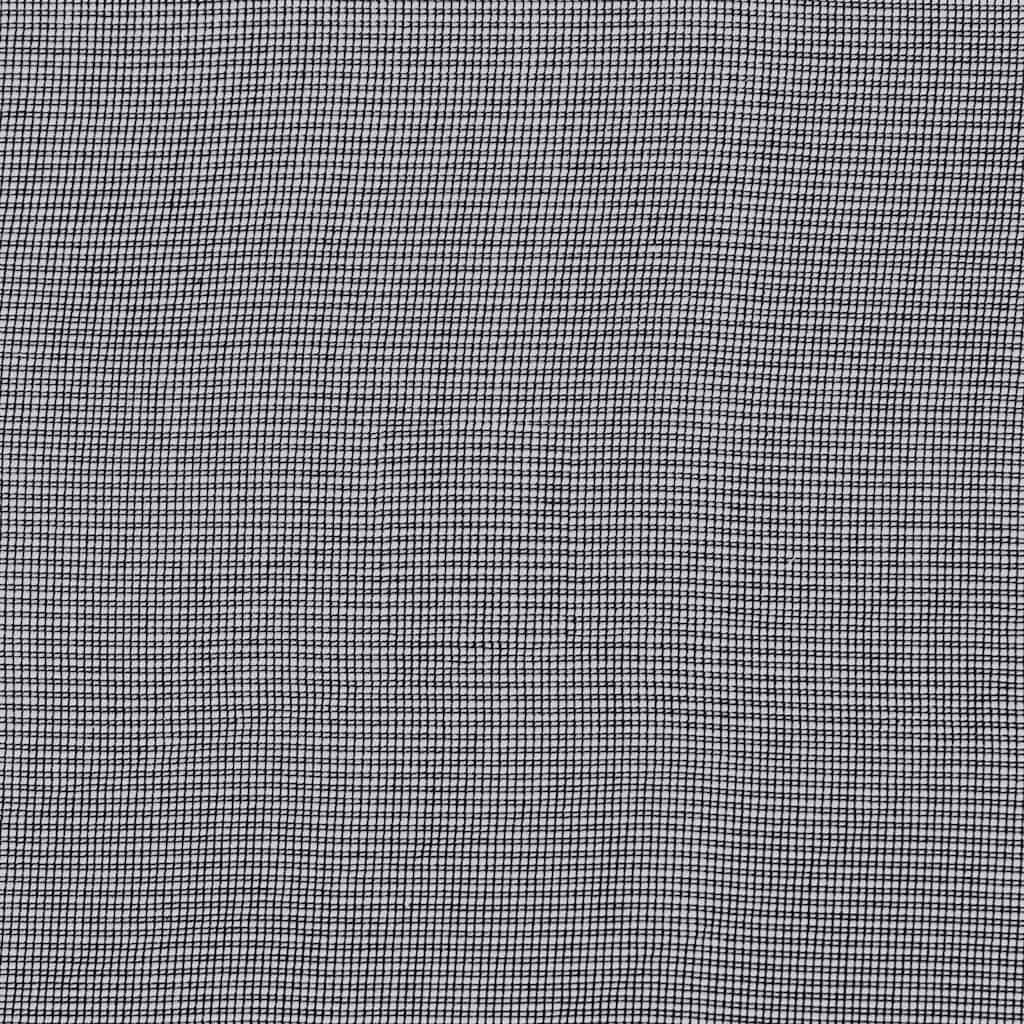 Tende in Voile con Tasche per Aste 2 pz Nero