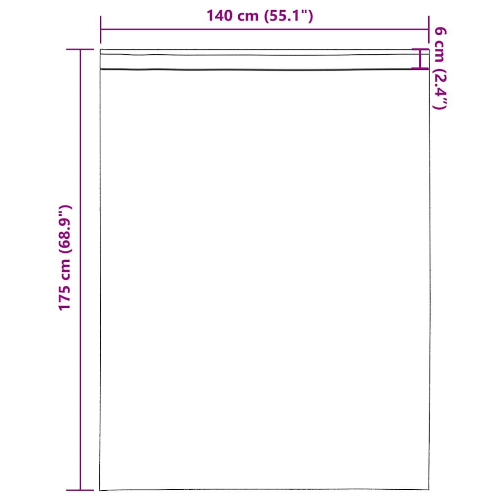 Tende in Voile con Tasche per Aste 2 pz Crema