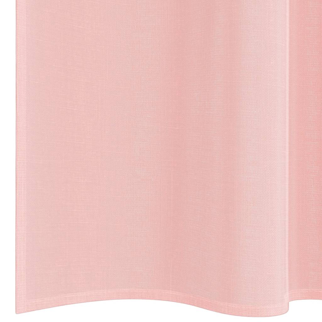 Tende in Voile con Tasche per Aste 2 pz Rosa