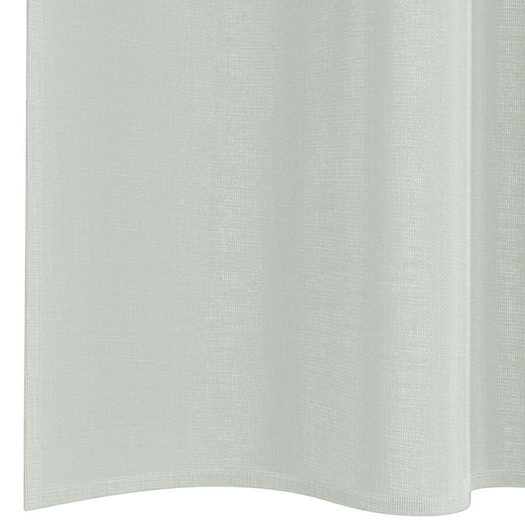 Tende in Voile con Tasche per Aste 2 pz Grigio Chiaro